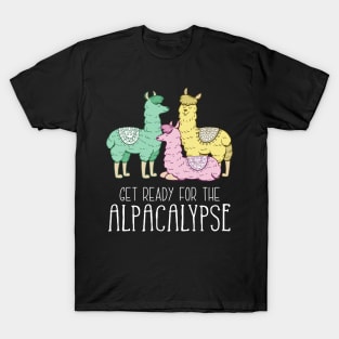 Get Ready For The Alpacalypse Llama T-Shirt